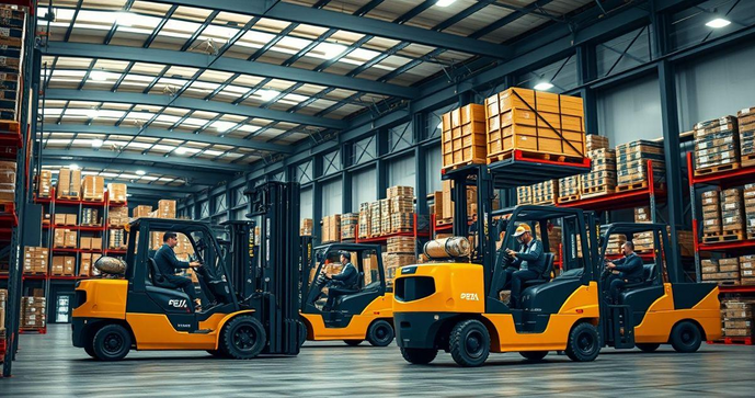 Aluguel de empilhadeira preço e dicas para economia