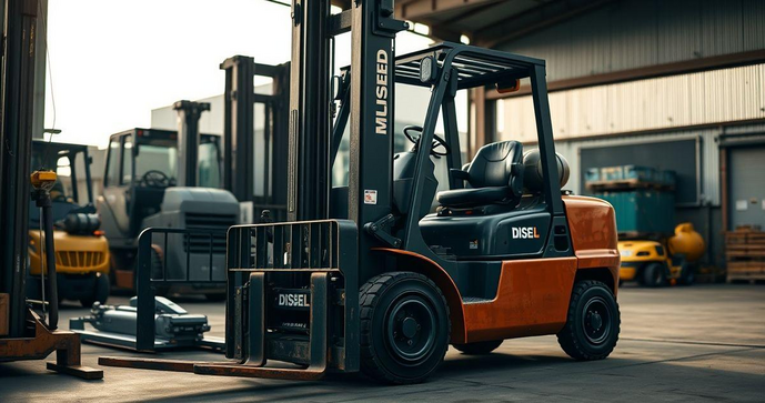 Empilhadeira a Diesel: Vantagens, Tipos e Escolha Certa para Sua Empresa